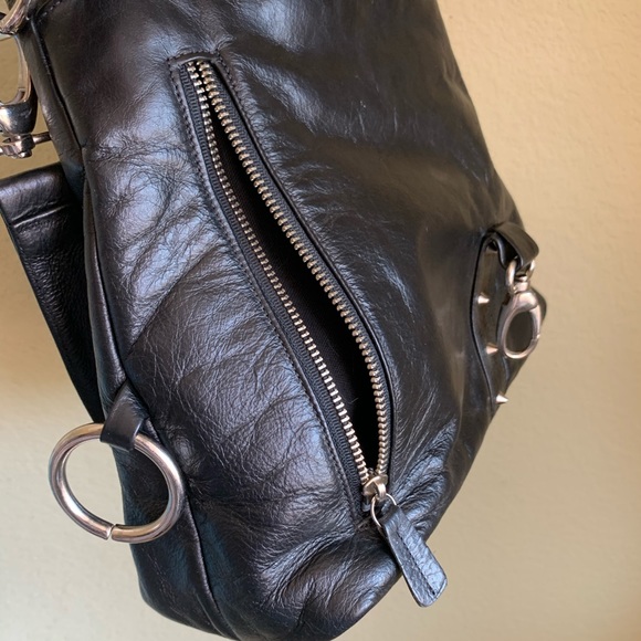 BOTKIER Black Leather Shoulder Bag - Picture 8 of 8